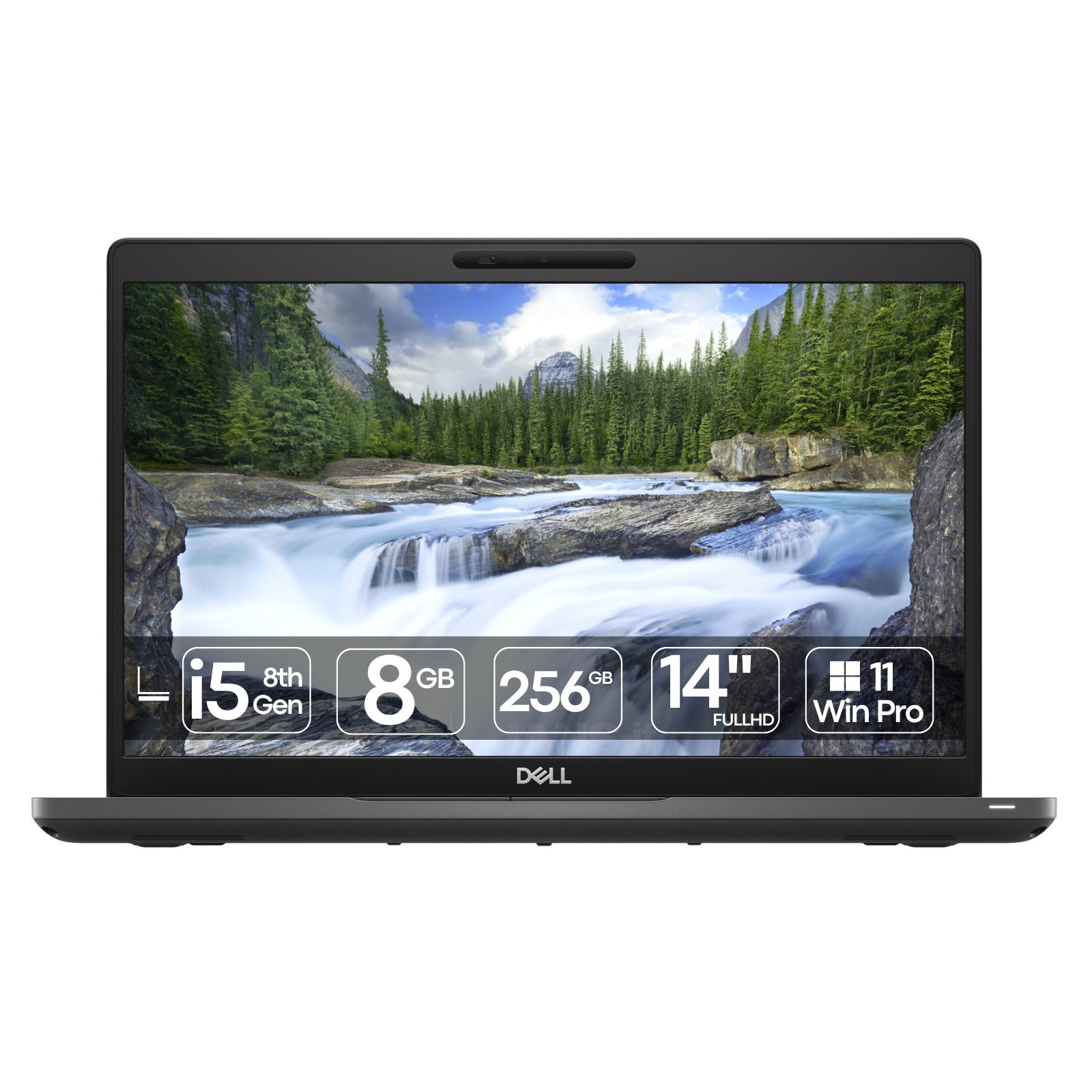 Portátil profissional Dell Latitude 5400 recondicionado JANSit – Processador Intel Core i5, ecrã de 14 polegadas Full HD e design robusto em preto clássico. Fiabilidade empresarial comprovada, estado Grade A com garantia JANSit e conectividade completa para produtividade.