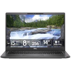 Portátil ultra-portátil Dell Latitude 7400 recondicionado JANSit – Equipado com processador Intel Core i5, ecrã de 14 polegadas com molduras finas e chassis premium compacto em alumínio. Estado Grade A com garantia JANSit.