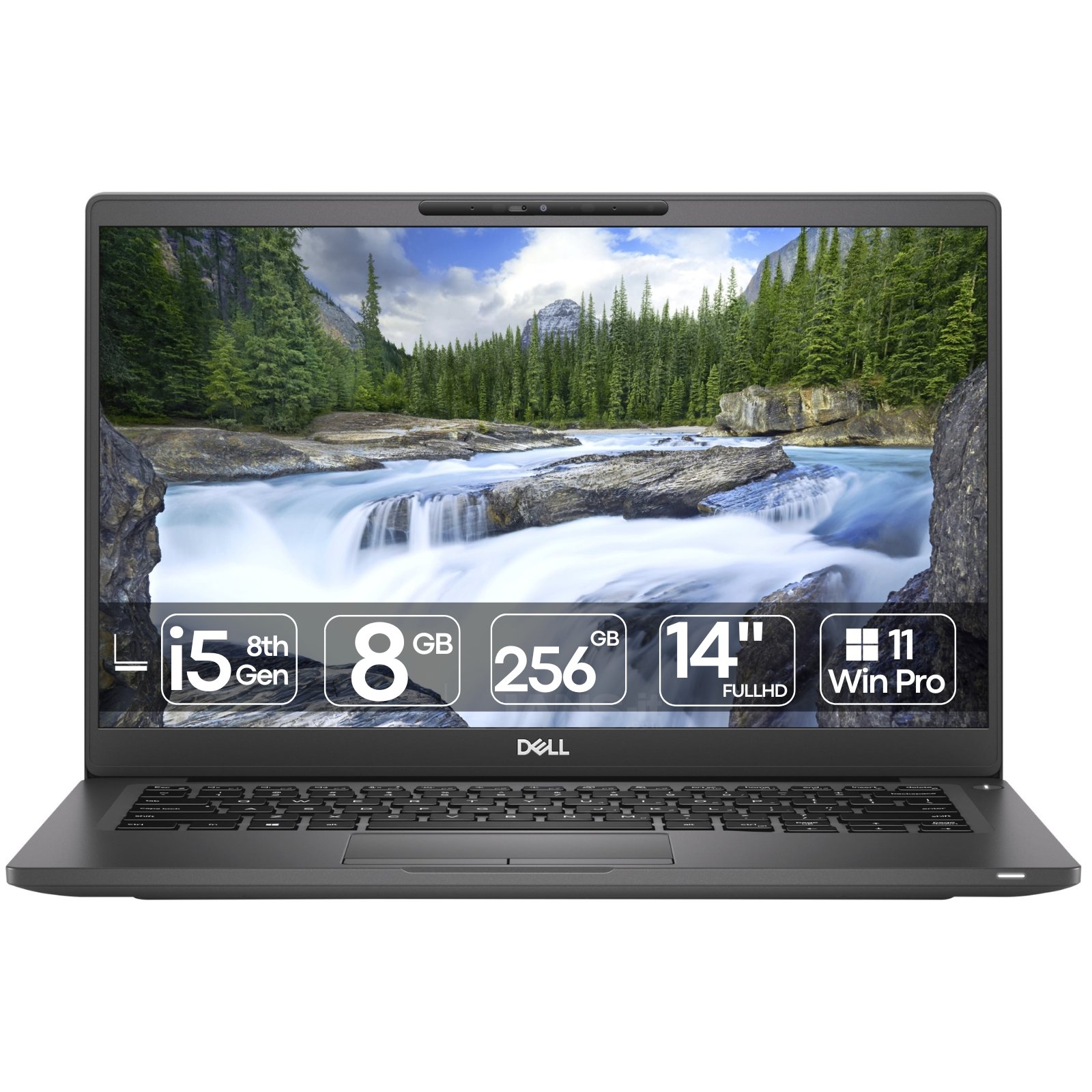 Portátil ultra-portátil Dell Latitude 7400 recondicionado JANSit – Equipado com processador Intel Core i5, ecrã de 14 polegadas com molduras finas e chassis premium compacto em alumínio. Estado Grade A com garantia JANSit.