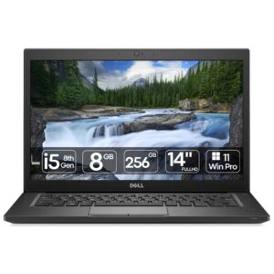 Portátil profissional ultrabook Dell Latitude 7490 recondicionado JANSit – Processador Intel Core i5, ecrã de 14 polegadas Full HD com moldura fina e chassis premium em liga de magnésio. Design executivo ultra-leve, estado Grade A com garantia JANSit.