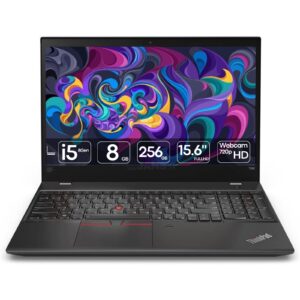 Portátil profissional Lenovo ThinkPad T580 recondicionado JANSit – Processador Intel Core i5, ecrã de 15.6 polegadas Full HD e teclado numérico completo. Design robusto icónico em preto mate, estado Grade A com garantia JANSit.