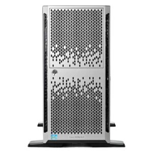 Servidor em torre HP ProLiant ML350p G8 recondicionado JANSit – Servidor profissional de alto desempenho com chassis robusto, baías de discos Hot-Plug frontais e grelha de ventilação industrial. Estado Grade A com garantia JANSit.