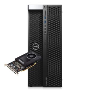Workstation profissional Dell Precision T5820 recondicionada JANSit – Gráfica NVIDIA Quadro P2000, processador Intel Xeon e arquitetura de armazenamento modular. Performance certificada para CAD, Revit e Adobe Premiere, estado Grade A com garantia JANSit.