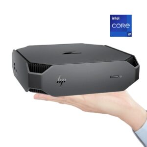 Workstation ultra-compacta HP Z2 Mini G5 recondicionada JANSit – Micro PC profissional de alto desempenho com processador Intel Core i9, chassis octogonal premium e grelhas de ventilação avançadas. Estado Grade A com garantia JANSit.