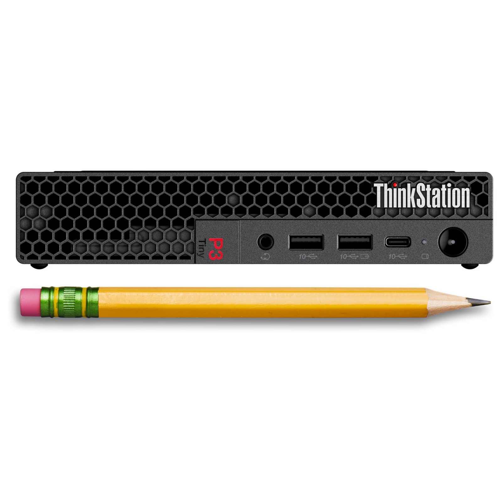 Workstation ultra-compacta Lenovo ThinkStation P3 Tiny recondicionada JANSit – Micro PC profissional com performance de engenharia, chassis metálico robusto e design minimalista que poupa espaço na secretária. Estado Grade A com garantia JANSit.
