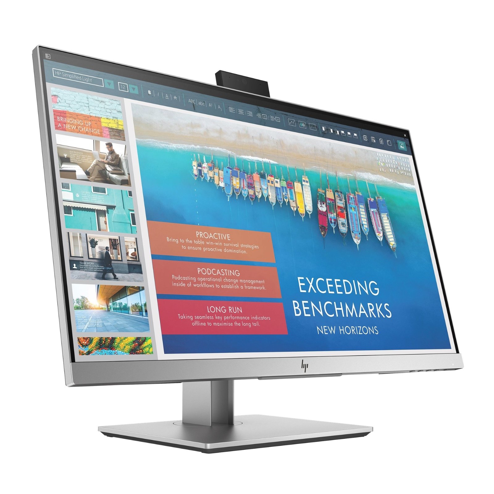 Monitor Recondicionado HP EliteDisplay E243d, 24 polegadas, Dock Monitor - Imagem Lateral Esquerda JANSit