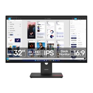 Monitor Recondicionado Lenovo ThinkVision T32UD-40 de 32 polegadas, dock monitor - Imagem Principal JANSit