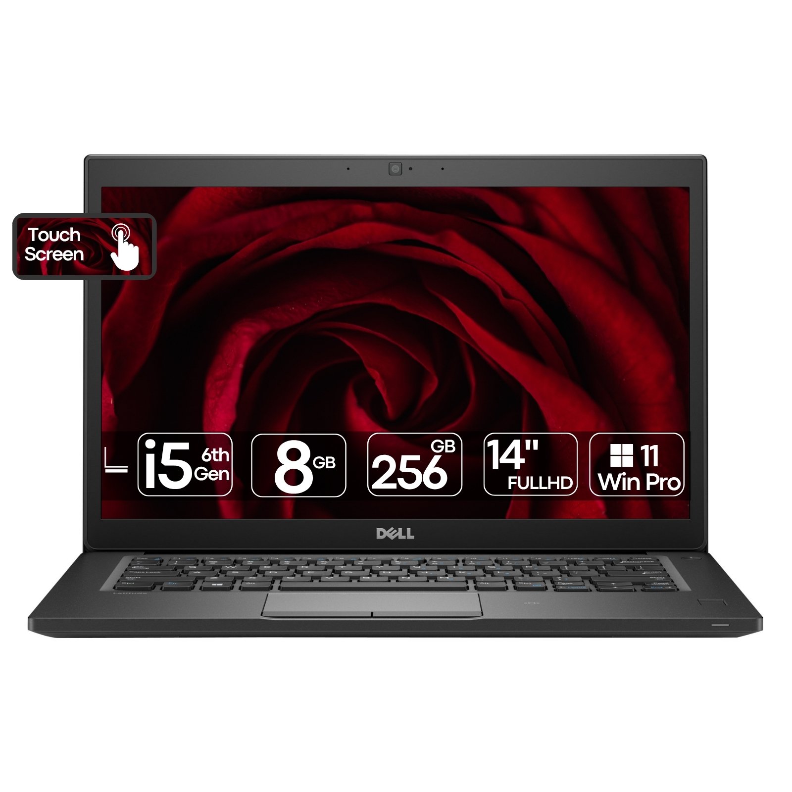 Portátil Recondicionado Dell Latitude 7480, Intel Core i5, 8GB RAM, 14 polegadas touchscreen - Imagem Principal JANSit