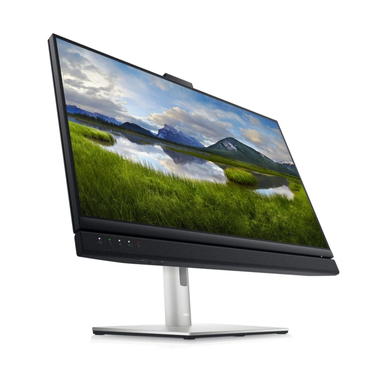 Monitor Recondicionado Dell C2722DE, Videoconferência e Dock Station - Imagem Lateral Esquerda JANSit