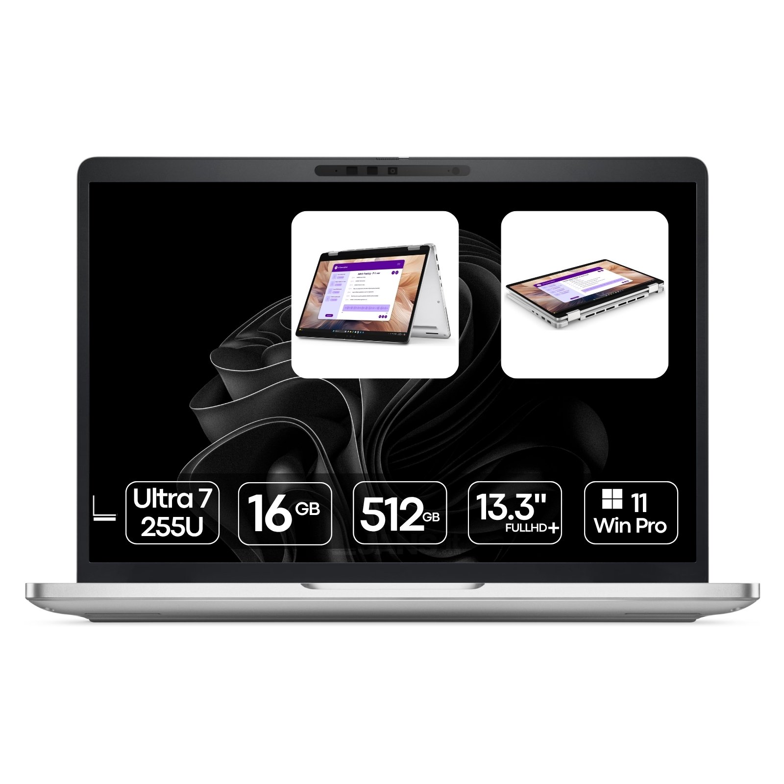 Portátil Novo em Caixa Aberta Dell Pro 13 Plus 2-in-1 com garantia 2 anos - Imagem Principal JANSit
