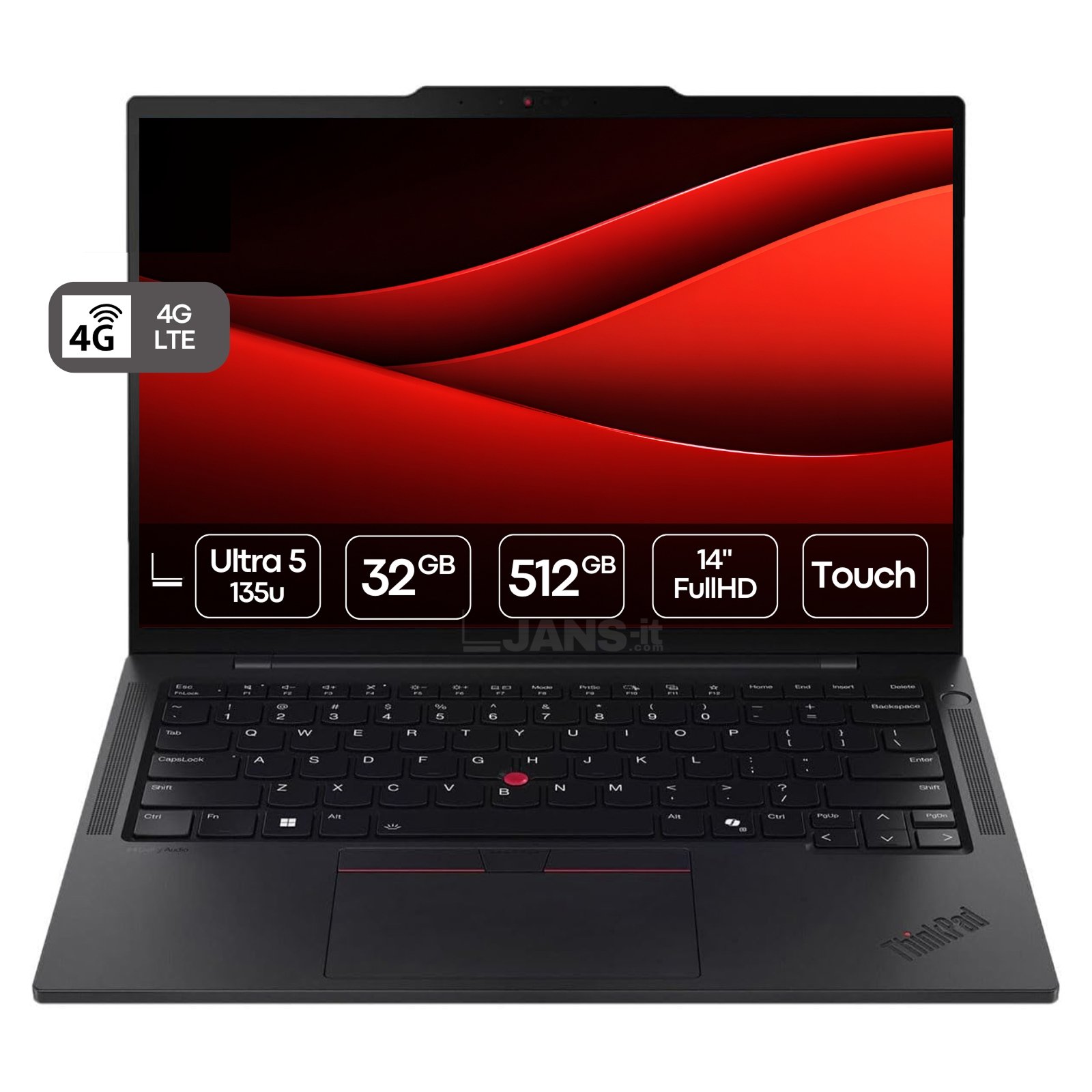 Lenovo ThinkPad T14s Gen 5 | Ultra 5 135U | 16GB | SSD 512GB | 14" FHD
