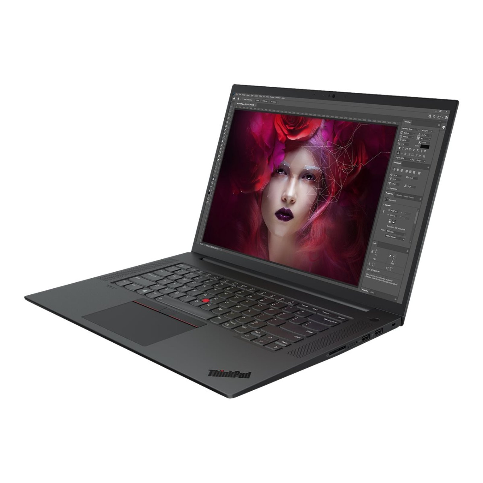 Workstation Portátil Recondicionada Lenovo ThinkPad P1 Gen 5 - Imagem Lateral Direita JANSit