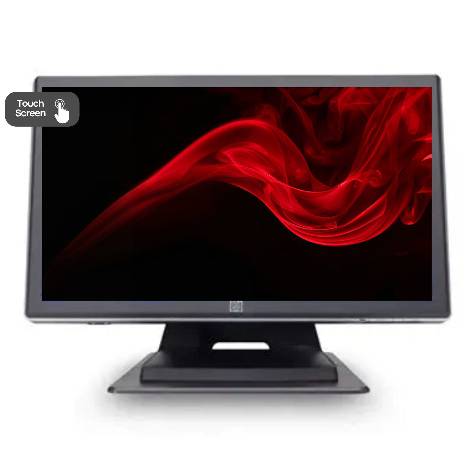 Imagem principal do monitor tátil profissional recondicionado Elo TouchSolutions 1919L (série ET1919L) de 18,5 polegadas em formato panorâmico widescreen (16:9). A fotografia frontal evidencia o ecrã espaçoso de elevada nitidez e resposta tátil precisa, o painel frontal selado para resistir a poeiras, humidade e salpicos frequentes em operações comerciais intensivas, e a base de suporte pesada concebida para absorver a pressão de toque repetido sem instabilidade. Um ecrã comercial de grau profissional disponível na JANSit, ideal para pontos de venda (POS) avançados, sistemas de faturação e pedidos em restauração, postos de receção, quiosques interativos e linhas de controlo industrial.