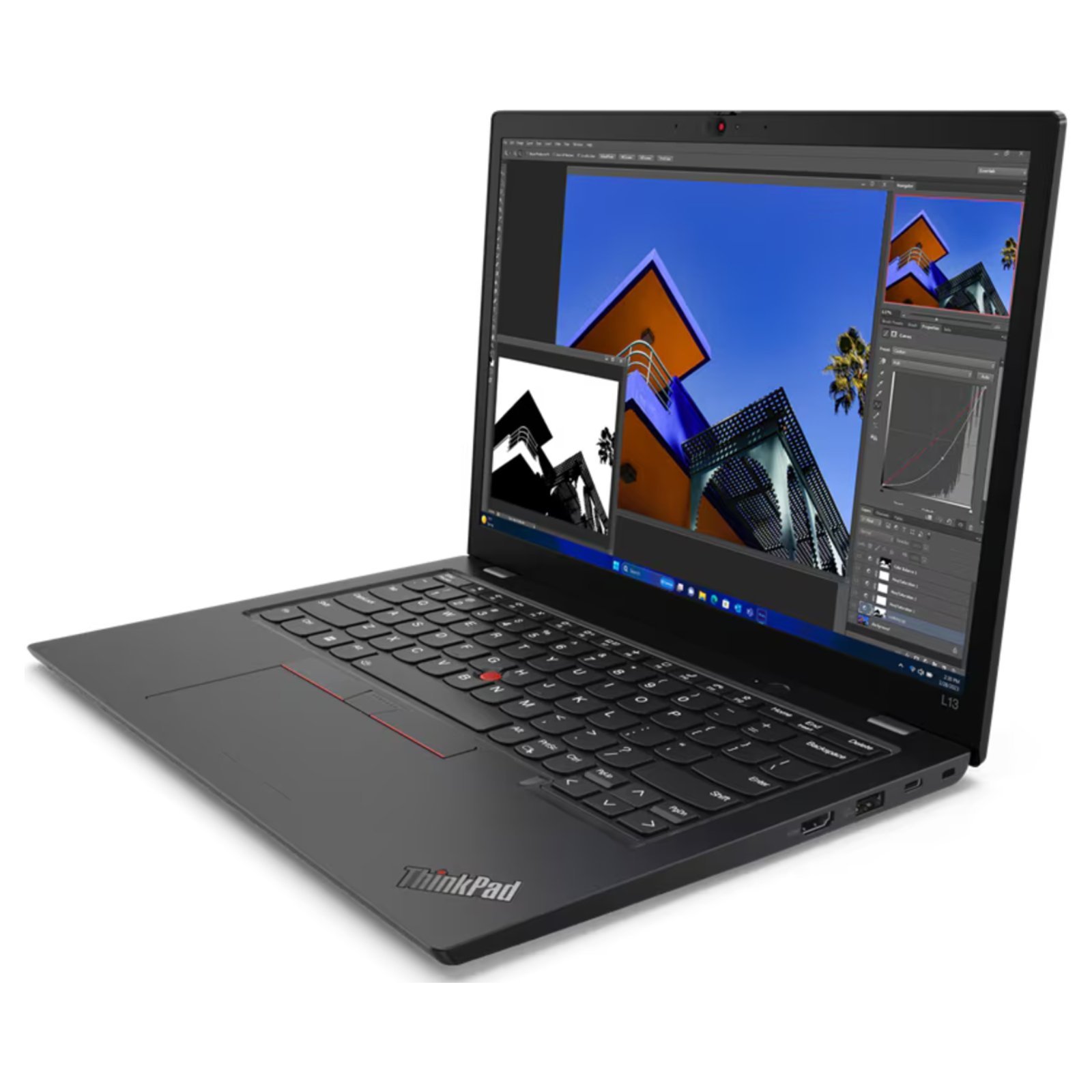Portátil Recondicionado Lenovo ThinkPad L13 Flex G5 - Imagem Lateral Direita JANSit