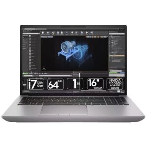 Workstation Portátil Recondicionada HP ZBook Fury 16 G10, Intel Core i7, NVIDIA RTX A2000 ADA 8GB GDDR6 - Imagem Principal JANSit