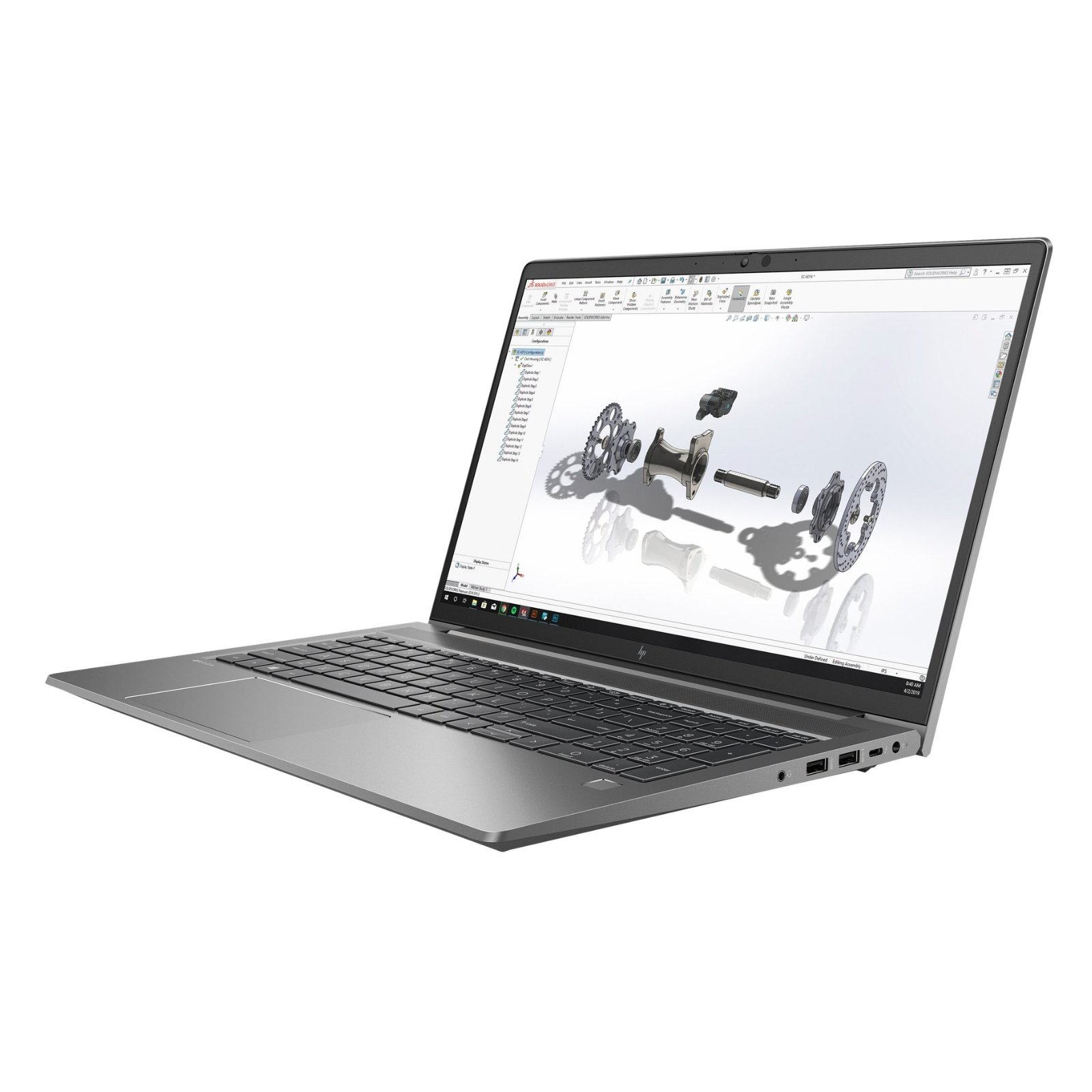 Workstation Portátil Recondicionada HP ZBook Power 15 G8 - Imagem Lateral Direita JANSit