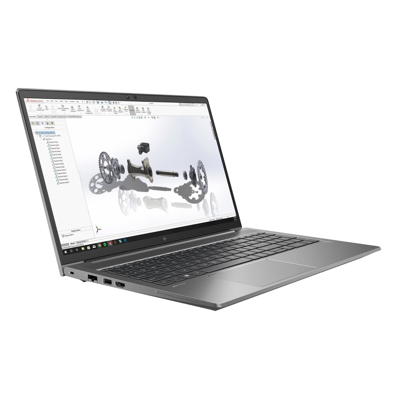 Workstation Portátil Recondicionada HP ZBook Power 15 G8 - Imagem Lateral Esquerda JANSit