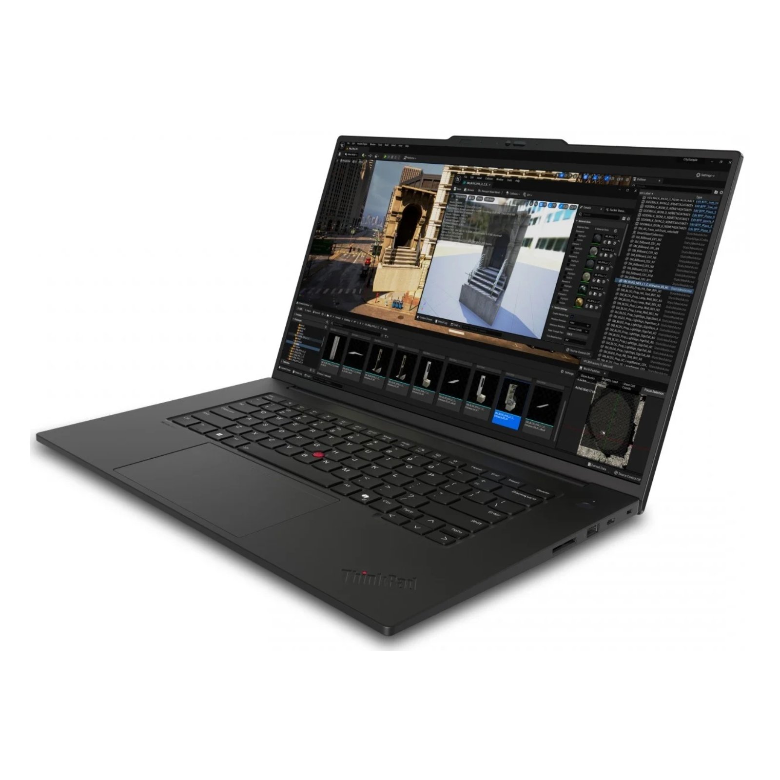 Workstation Portátil Recondicionada Lenovo ThinkPad P1 Gen 7 - Imagem Lateral Direita JANSit